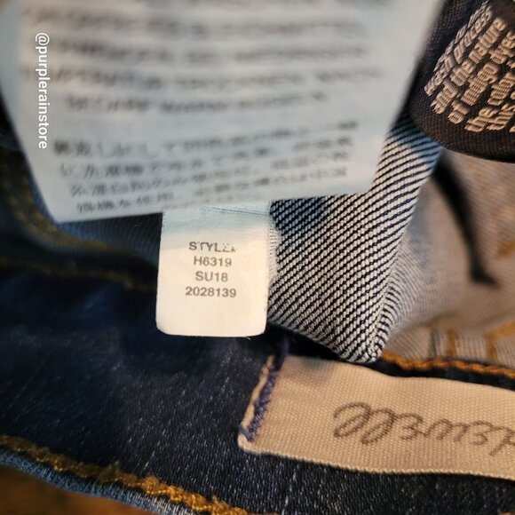 Madewell Jeans Size 28 Skinny 10" High Rise Tummy Control H6319 Rosecliff Wash - Picture 7 of 13